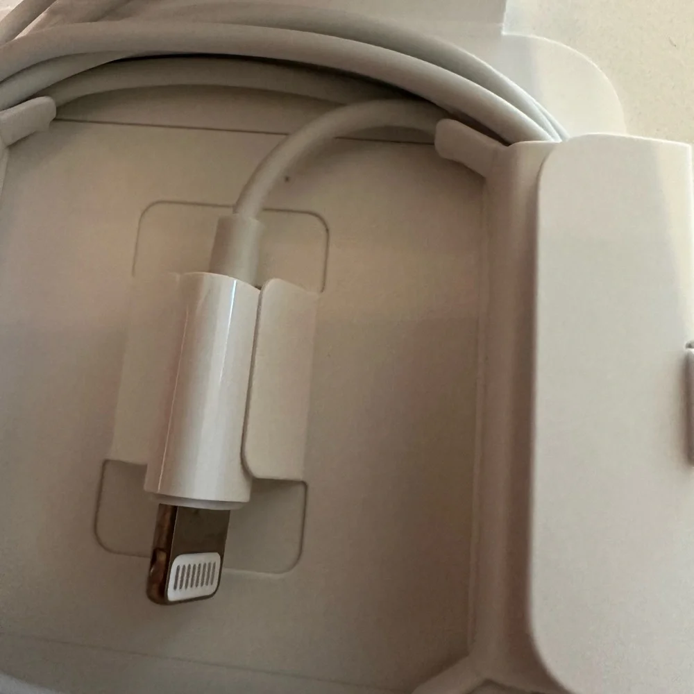 Apple iPhone White EarPods w/Lightning Connector & charging cable